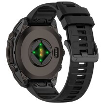 Ремешок Deexe Dual Color для часов с шириной крепления 22мм - Black: фото 1 из 4