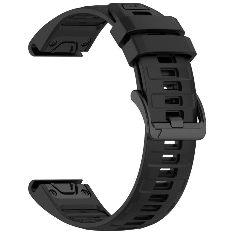 Ремешок Deexe Dual Color для часов с шириной крепления 22мм - Black: фото 2 из 4