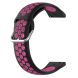 Ремешок Deexe Dual Color для Samsung Galaxy Watch 3 (45mm) - Black / Rose (235311H). Фото 1 из 5