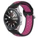 Ремешок Deexe Dual Color для Samsung Galaxy Watch 3 (45mm) - Black / Rose (235311H). Фото 4 из 5