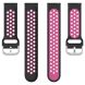 Ремешок Deexe Dual Color для Samsung Galaxy Watch 3 (45mm) - Black / Rose (235311H). Фото 2 из 5