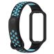 Ремінець Deexe Dual Color для Xiaomi Redmi Smart Band 2 - Black / Blue (320610BL). Фото 2 з 11