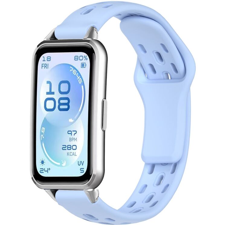 Ремешок Deexe Eclipse для Huawei Band 11 Pro / Band 11 - Sky Blue (410607SL) Ремешок Deexe Eclipse для Huawei Band 11 Pro / Band 11 - Sky Blue: фото 2 из 9