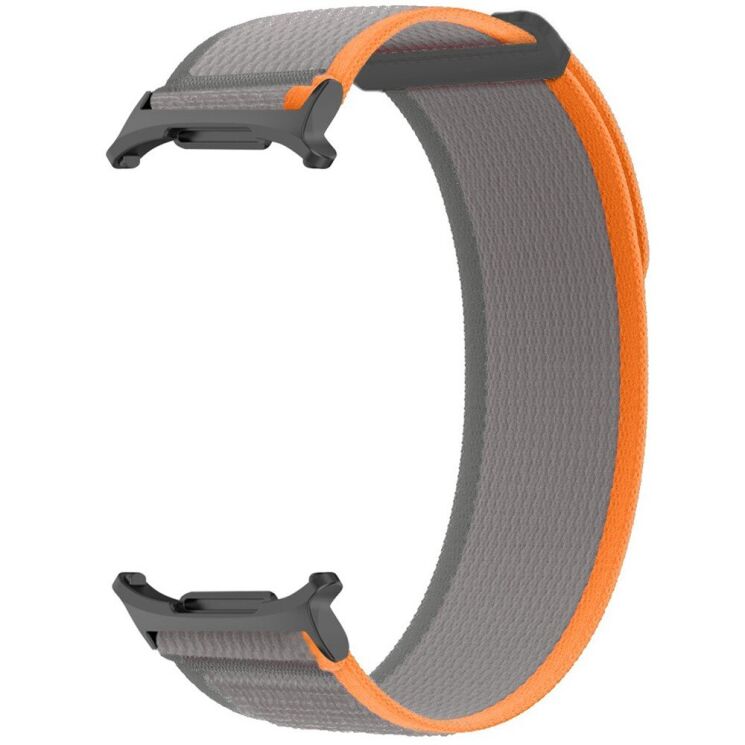 Ремешок Deexe Fastener Strap для Samsung Galaxy Watch Ultra (47mm) - Orange / Grey: фото 2 из 3