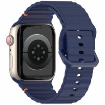 Ремінець Deexe Galaxy Strap для Apple Watch 42 (Series 10) / 41 / 40 / SE 40 / 38 - Navy Blue: фото 1 з 7