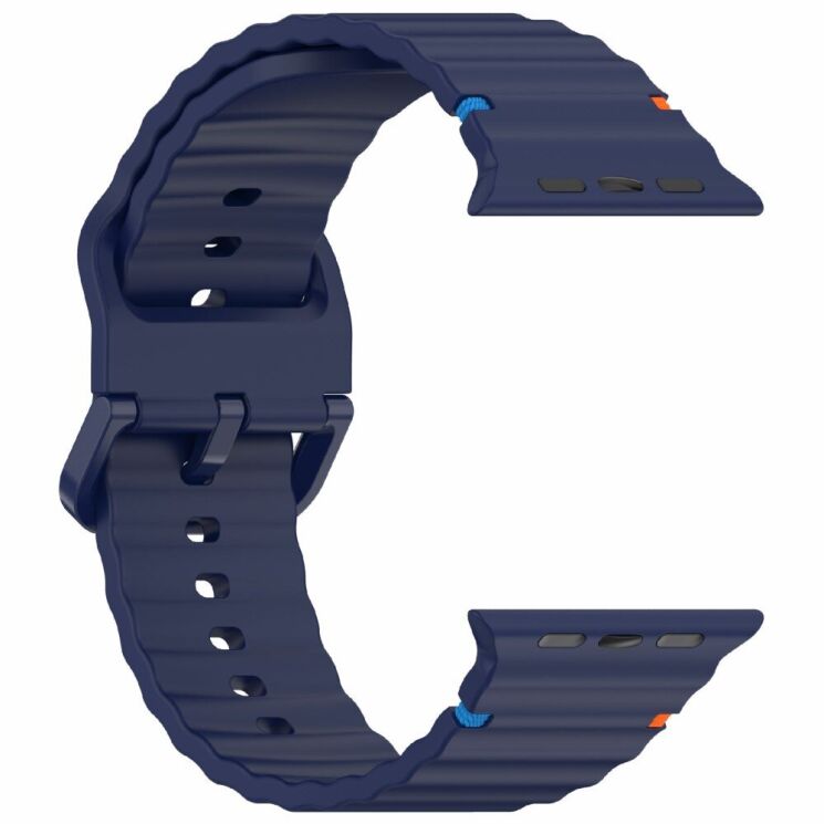 Ремінець Deexe Galaxy Strap для Apple Watch 42 (Series 10) / 41 / 40 / SE 40 / 38 - Navy Blue: фото 4 з 7