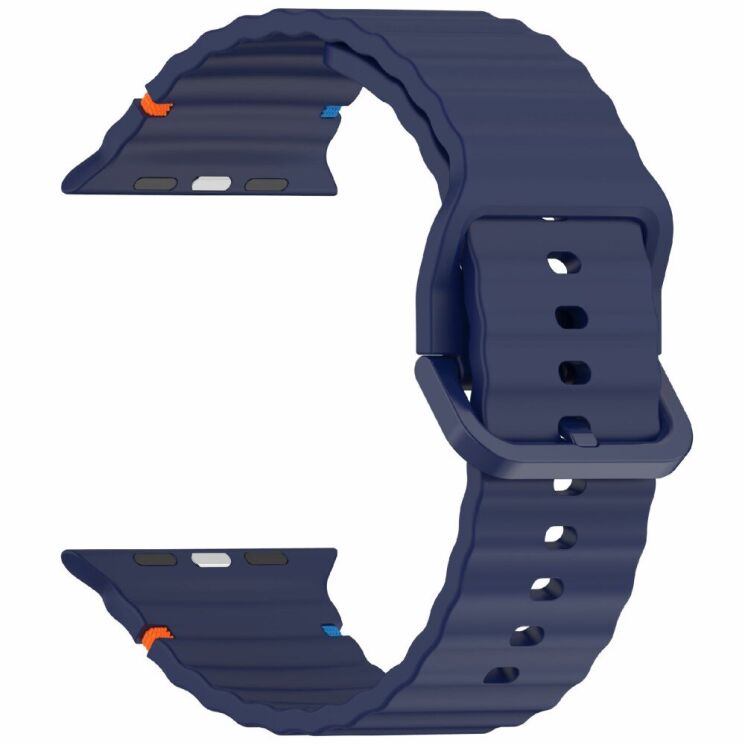 Ремінець Deexe Galaxy Strap для Apple Watch 42 (Series 10) / 41 / 40 / SE 40 / 38 - Navy Blue: фото 3 з 7