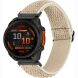 Ремешок Deexe Knitted Strap для Garmin Fenix 8 (47mm) / Fenix E (47mm) / Quatix 8 (47mm) - Apricot (367407A). Фото 2 из 5