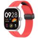 Ремешок Deexe Magnetic Braselet для Xiaomi Redmi Watch 4 / Mi Smart Band 8 Pro / Band 9 Pro - Red (346416R). Фото 4 из 8