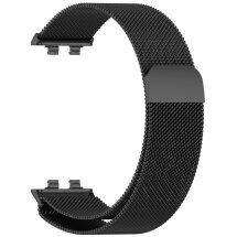 Ремешок Deexe Milanese Stainless Steel для Huawei Band 11 Pro / Band 11 - Black: фото 1 из 5