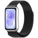Ремешок Deexe Milanese Stainless Steel для Huawei Band 11 Pro / Band 11 - Black (410601B). Фото 2 из 5