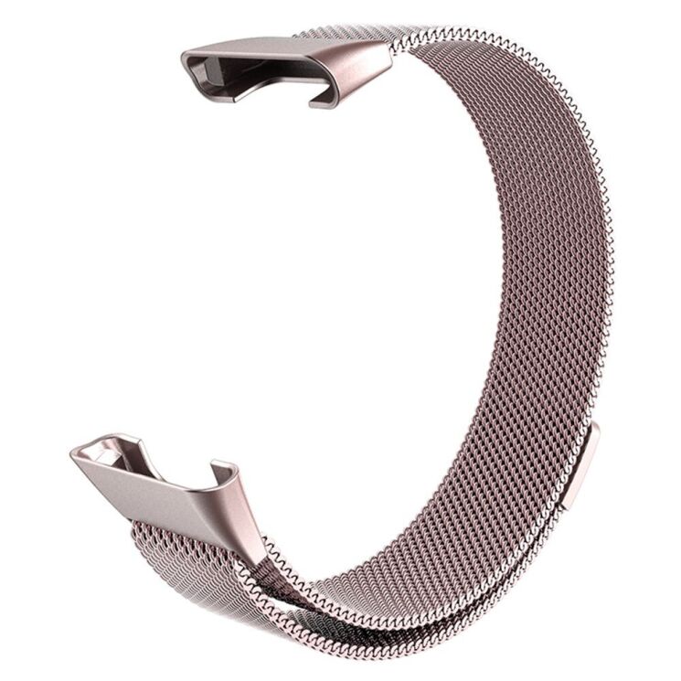 Ремешок Deexe Milanese Stainless Steel для Xiaomi Mi Band 7 Pro - Rose Gold: фото 3 из 3