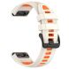Ремінець Deexe Modern Strap для годинників Garmin з шириною кріплення QuickFit 20mm - Starlight / Orange (270816SO). Фото 3 з 7
