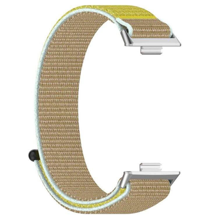 Ремінець Deexe Nylon Loop для Huawei Watch Fit 3 - Camel: фото 2 з 7