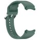 Ремешок Deexe Silicone Band для Samsung Galaxy Watch 4 / 4 Classic / 5 / 5 Pro / 6 / 6 Classic / 7 / FE - Dark Green (358119DG). Фото 4 из 8