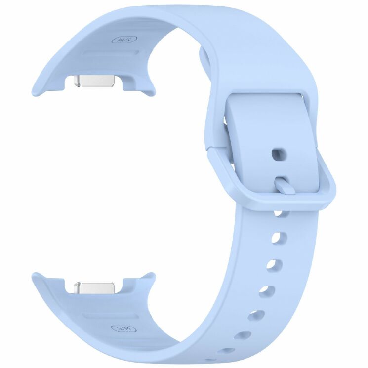 Ремінець Deexe Silicone Band для Samsung Galaxy Watch 8 (40/44mm) / 8 Classic - Baby Blue: фото 3 з 7
