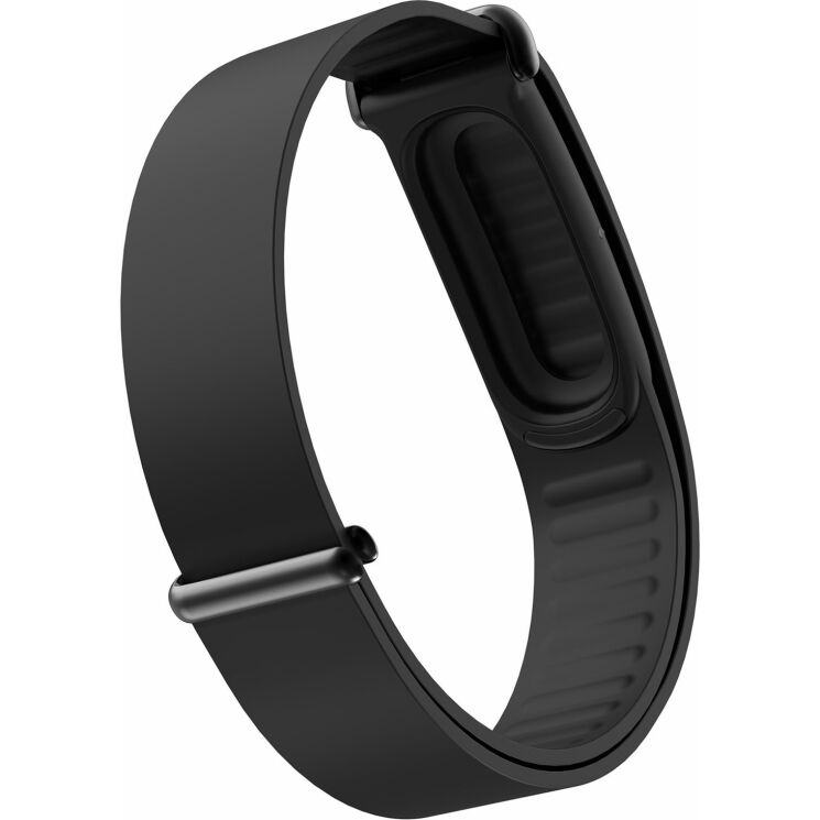 Ремінець Deexe Silicone Loop для Google Fitbit Air - Black: фото 2 з 2