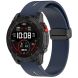 Ремінець Deexe Soft Line для годинників Garmin з кріпленням Quick Fit 22mm - Midnight Blue / White (271413LW). Фото 7 з 8