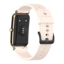 Ремінець Deexe Soft Line для Huawei Watch Fit Mini - Light Pink: фото 1 з 10