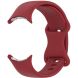 Ремешок Deexe Soft Touch для Google Pixel Watch 3 (45mm) - Wine Red (380703WR). Фото 3 из 5