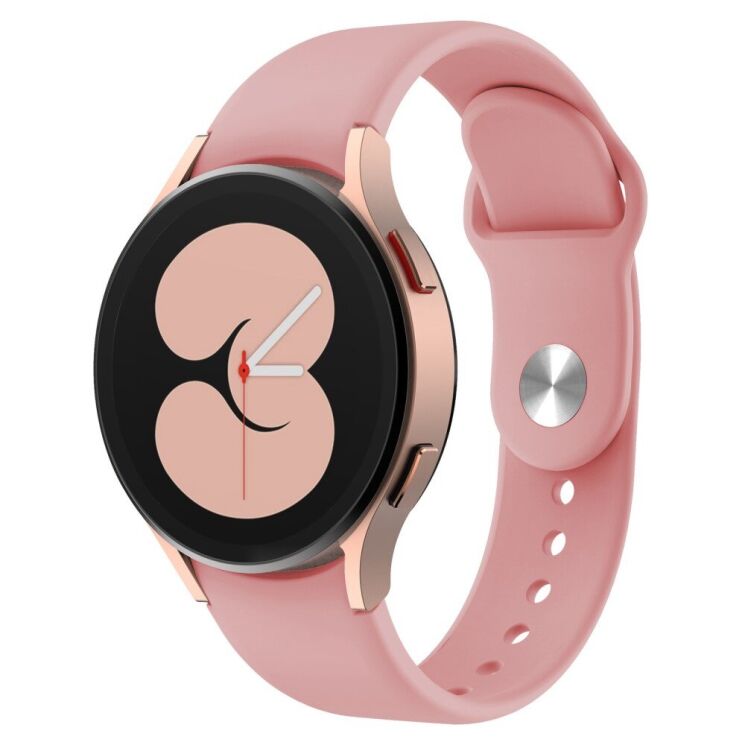 Ремінець Deexe Soft Touch для Samsung Galaxy Watch 5 (40/44mm) / 5 Pro (45mm) - Rose Pink: фото 1 з 3
