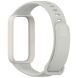 Ремешок Deexe Soft Touch для Xiaomi Mi Smart Band 9 Active / Redmi Band 3 - Grey (372400H). Фото 3 из 12