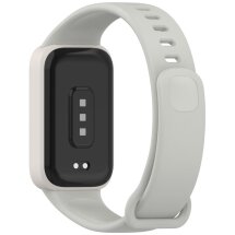 Ремешок Deexe Soft Touch для Xiaomi Mi Smart Band 9 Active / Redmi Band 3 - Grey: фото 1 из 12