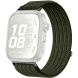 Ремешок Deexe Soft Weave для Huawei Watch Fit 4 Pro / Fit 4 / Fit 3 - Dark Green (382908DG). Фото 1 из 5