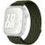Ремешок Deexe Soft Weave для Huawei Watch Fit 4 Pro / Fit 4 / Fit 3 - Dark Green: фото 1 из 5
