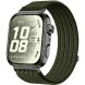 Ремешок Deexe Soft Weave для Huawei Watch Fit 4 Pro / Fit 4 / Fit 3 - Dark Green (382908DG). Фото 2 из 5
