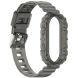 Ремешок Deexe Solid Color для Xiaomi Mi Smart Band 8 / 9 - Transparent Black (326041H). Фото 4 из 9