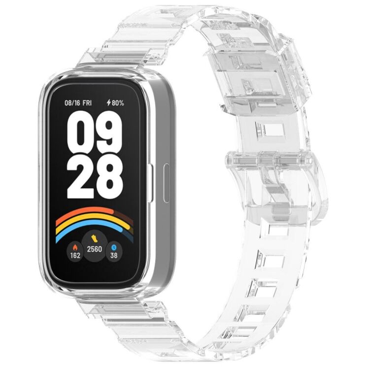 Ремешок Deexe Solid Color для Xiaomi Mi Smart Band 9 Active / Redmi Band 3 - Purple: фото 5 из 11