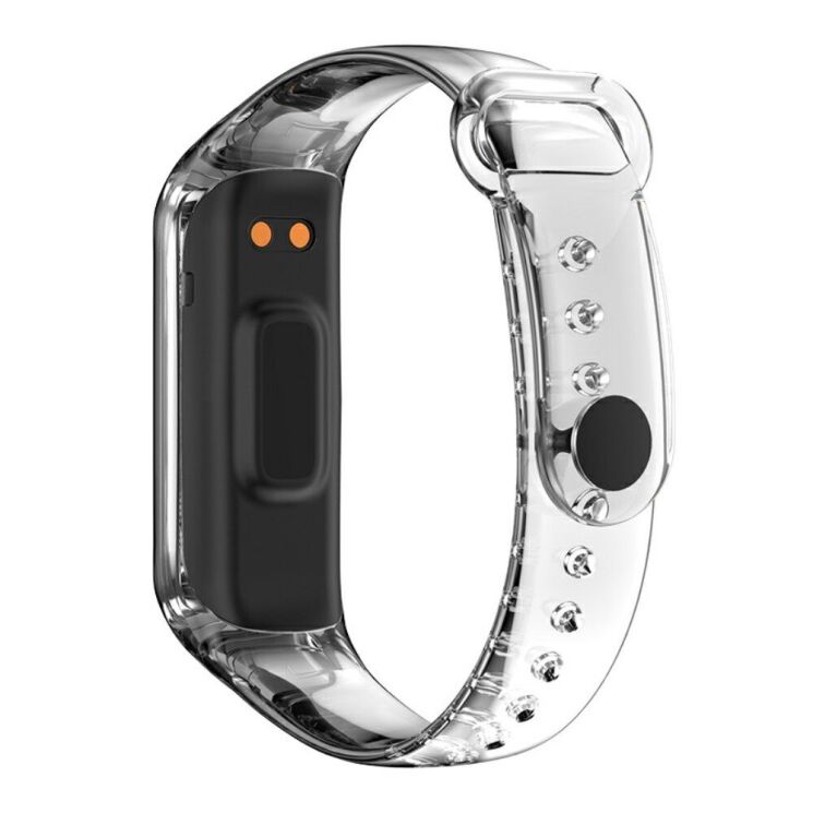 Ремешок Deexe Translucent Strap для Samsung Galaxy Fit 2 (SM-R220) - Transparent: фото 7 из 15