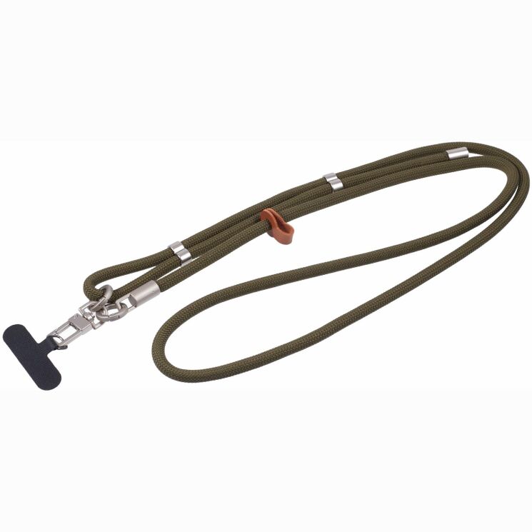 Ремінець для смартфона Deexe Crossbody Strap - Brown (983028Z) Ремінець для смартфона Deexe Crossbody Strap - Brown: фото 1 з 5