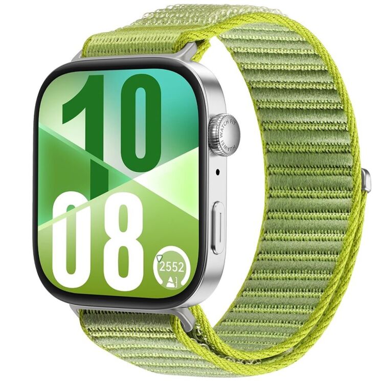 Ремешок DUX DUCIS YE Series для Huawei Watch Fit 3 / Fit 4 / Fit 4 Pro - Green: фото 1 из 11