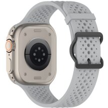 Ремінець Reframe Holes Fit для Apple Watch 49 / 46 / 45 / 44 / SE 44 / 42 (Series 1-3) / Ultra / Ultra 2 - Light Grey: фото 1 з 7