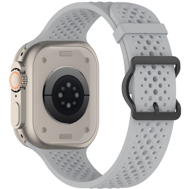 Ремінець Reframe Holes Fit для Apple Watch 49 / 46 / 45 / 44 / SE 44 / 42 (Series 1-3) / Ultra / Ultra 2 - Light Grey: фото 1 з 7