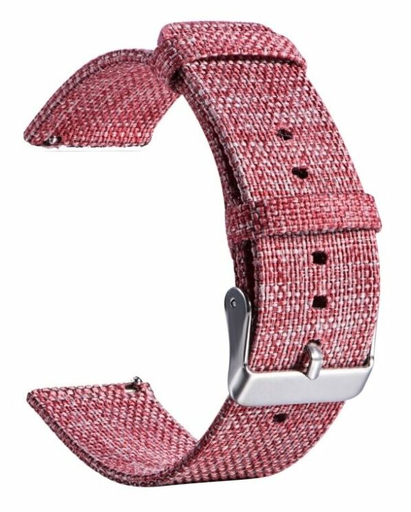 Ремінець UniCase Cloth Texture для Samsung Watch Active / Active 2 40mm / Active 2 44mm - Pink: фото 2 з 4