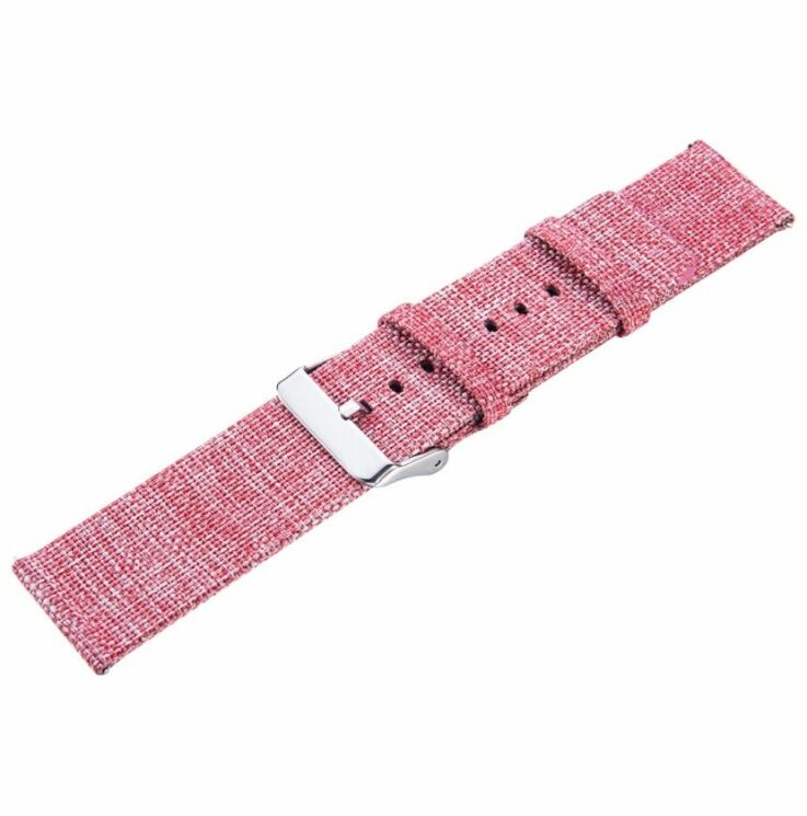 Ремінець UniCase Cloth Texture для Samsung Watch Active / Active 2 40mm / Active 2 44mm - Pink: фото 4 з 4