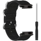 Ремешок UniCase Nylon для Huami Amazfit T-ReX 2 - Black (302614B)
