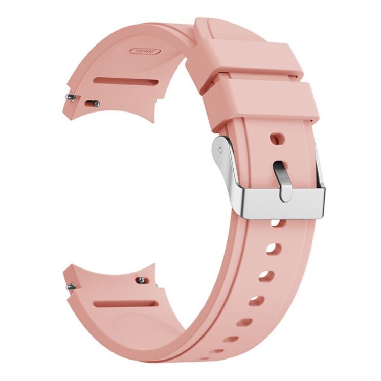 Ремешок UniCase Silicone Band для Samsung Galaxy Watch 4 / 4 Classic / 5 / 5 Pro / 6 / 6 Classic / 7 / FE - Pink: фото 1 из 7