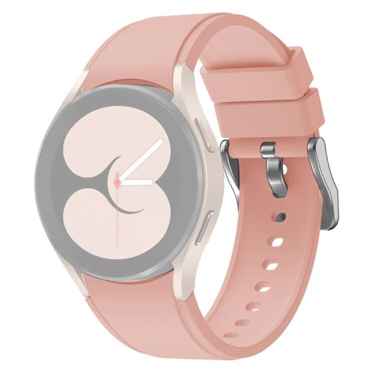 Ремешок UniCase Silicone Band для Samsung Galaxy Watch 4 / 4 Classic / 5 / 5 Pro / 6 / 6 Classic / 7 / FE - Pink: фото 2 из 7