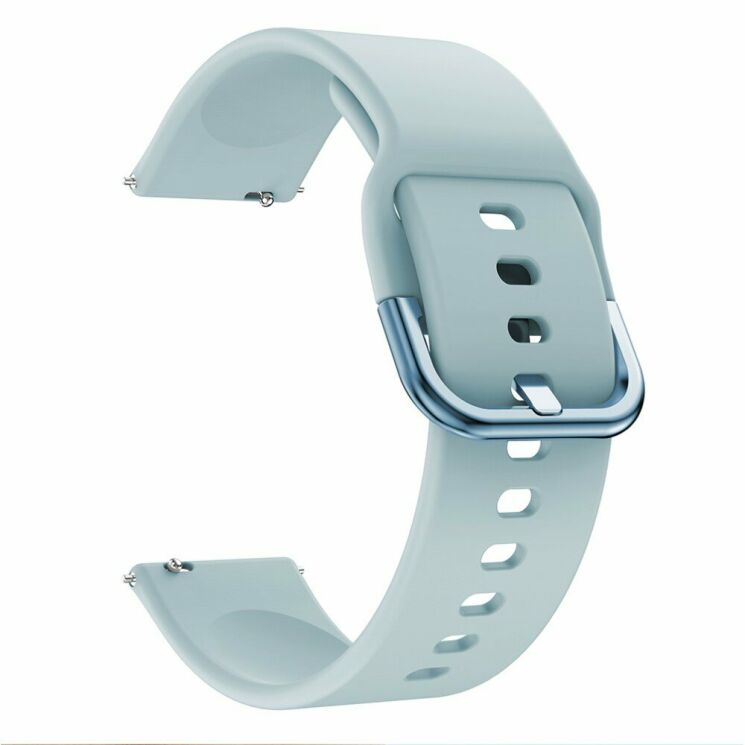 Ремешок UniCase Silicone Strap для Huawei Watch GT / Watch GT2 46mm / Watch GT 2e / Watch GT2 46mm - Baby Blue: фото 3 из 6