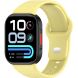 Ремешок UniCase Silicone Strap для Xiaomi Redmi Watch 6 / 6 Active / 6 Lite / 5 / 4 - Yellow (391406Y). Фото 2 из 8