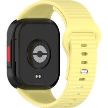 Ремешок UniCase Silicone Strap для Xiaomi Redmi Watch 6 / 6 Active / 6 Lite / 5 / 4 - Yellow: фото 1 из 8