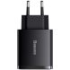 Сетевое зарядное устройство Baseus Compact Quick Charger 2USB + Type-C (30W) CCXJ-E01 - Black (141858B). Фото 2 из 21