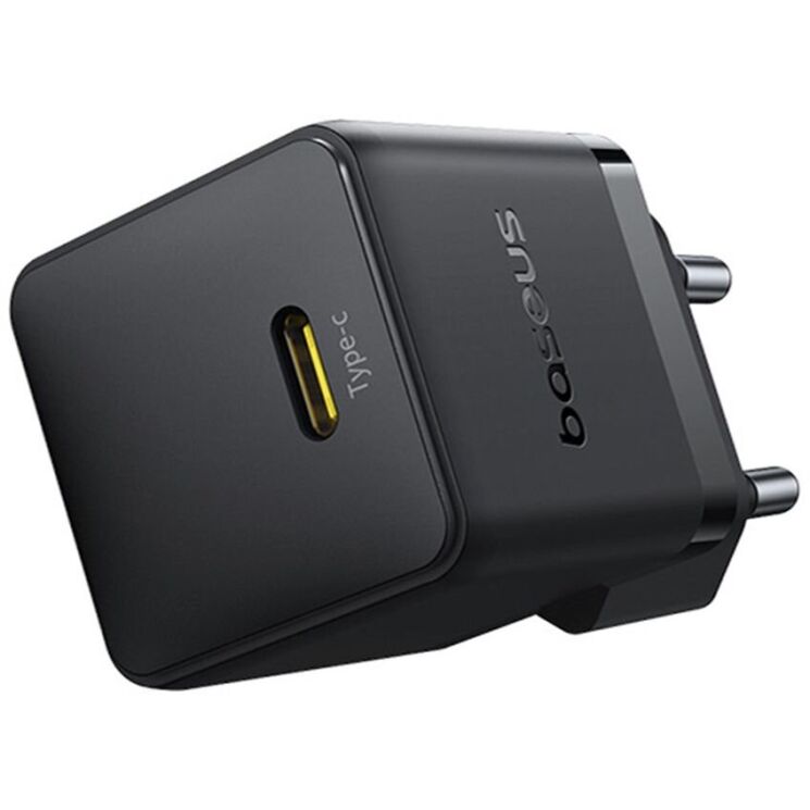 Сетевое зарядное устройство Baseus Palm 1C (30W) + кабель Type-C to Type-C (P10111605113-01) - Black: фото 2 из 19