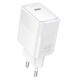 Мережевий зарядний пристрій Hoco CS113A Lounge PD40W (Type-C) - White (995666W). Фото 1 з 4