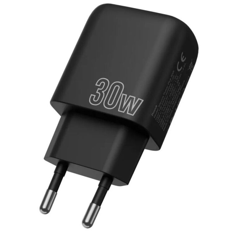 Сетевое зарядное устройство Proove Silicone Power Plus 30W (Type-C + USB) - Black: фото 4 из 7