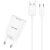 Мережевий зарядний пристрій USAMS T21 Travel Charger + кабель Type-C - White: фото 1 з 8